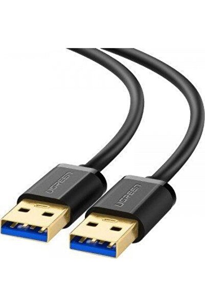 Ugreen 10371 Cablu USB 3.0 Dual USB-A, 2m, Negru