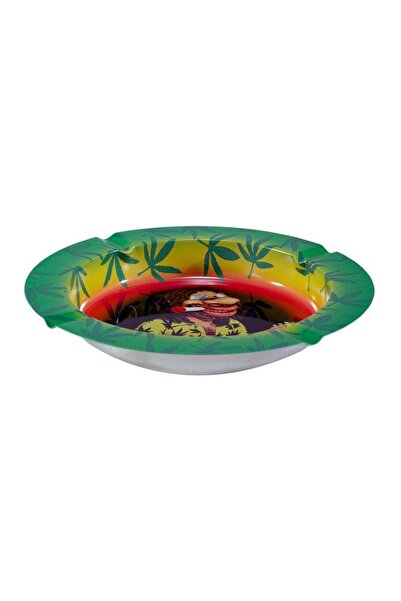 OEM Scrumieră metalică rotundă Jamaica Ø7x7 cm, compactă, decorativă și ușor ...