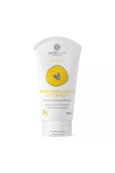 BASICLAB Cremă hidratantă pentru față, textură bogată, 75 ml