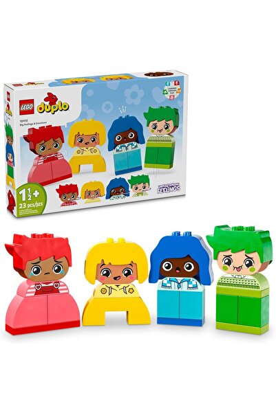 LEGO لعبة دوبلو التفاعلية الأولى لتعليم المشاعر وال emocيات، مكعبات بناء ملون...
