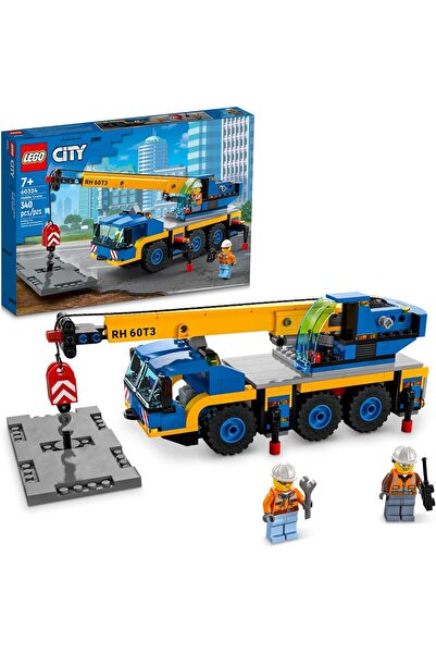 LEGO مجموعة بناء لعبة شاحنة الرافعة المتحركة سيتي جريت فيهيلز 60324 - نموذج م...
