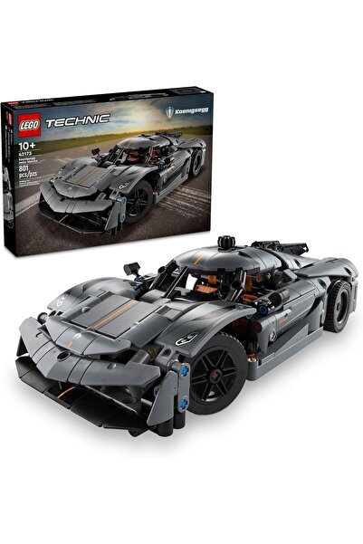 LEGO Technic Koenigsegg Jesko Absolut Grey Hypercar, Sports Car Building Toy ...