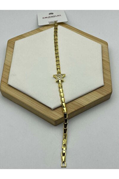 BİJU YILMAZ Zircon Stone Star Bracelet - 26Cmblk18