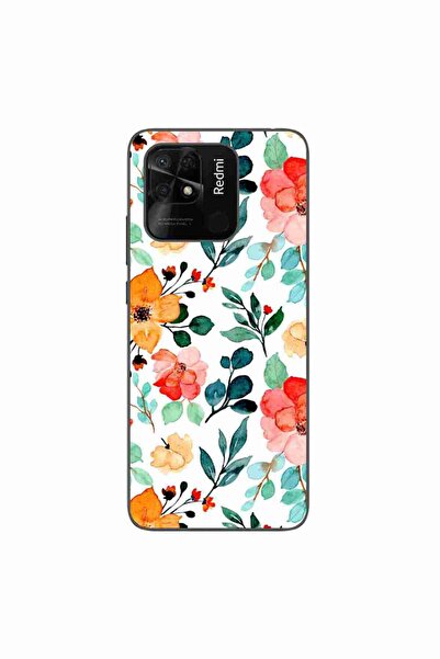 OEM Husa compatibila cu Xiaomi Redmi 10C Silicon Gel Tpu Model Painted Flowers