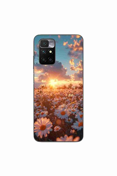 OEM Husa compatibila cu Xiaomi Redmi 10 Silicon Gel Tpu Model Rasarit cu Flori