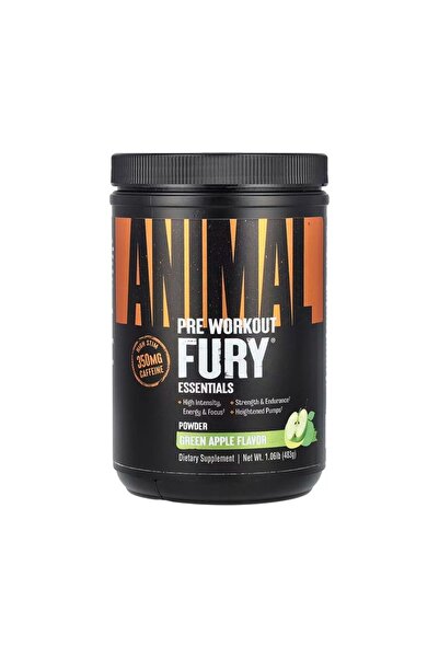 Universal Nutrition Animal Fury - 30 servings - Green Apple