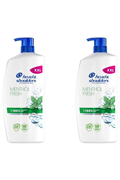Head & Shoulders Pachet: 2 x Sampon anti-matreata Menthol Fresh 2-in-1 pentru...