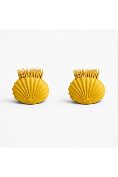 Karra Art Seashell Shaped Toothpick Holder 2 Pack