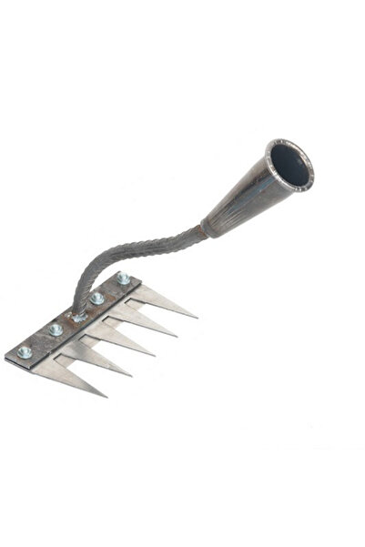Choice 5 Teeth 5/6/7/8 Teeth Iron Gardening Hoe Weeding Rake Farm Tool Graspi...