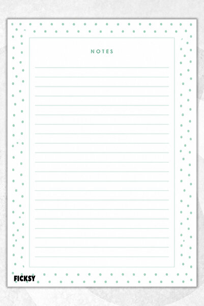 Ficksy A4 Notepad Unlined Notebook - 50 Sheets - Memopad - Notepad - Notepad ...