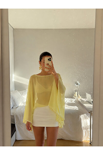 diandiandidi REM BUTTER YELLOW PELERİN LİMİTED VİBE