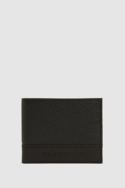 U.S. Polo Assn. Men's Black Wallet 50323728-Vr046