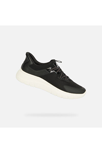 Geox Adidași negri de damă Plummery Plus
