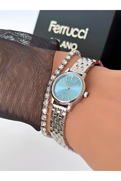 Ferrucci Steel Strap Minimal Case 2 Year Warranty 3 Atm Waterproof Women's Wr...