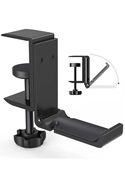 Arabest Under Desk Headphone Holder,Foldable Gaming Headset Hanger Mount,Univ...