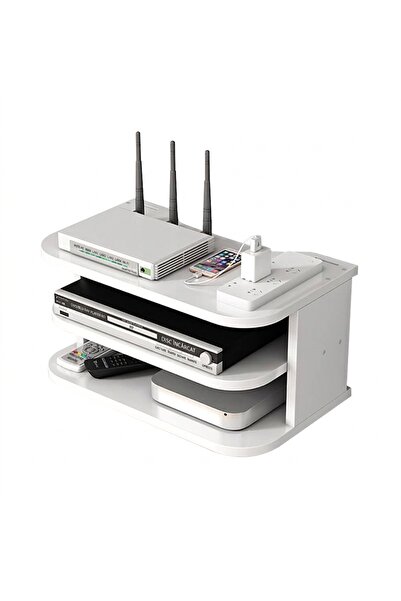 Hggzeg Raft Pentru Router, Organizare Cabluri Si Economie Spatiu, 3 Niveluri ...