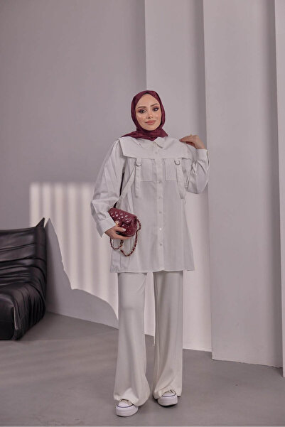 Bwest Poplin Shirt - Ecru