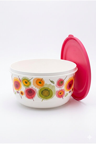 Mira Home Recipient rotund din plastic pentru depozitarea alimentelor, 1L, 15...