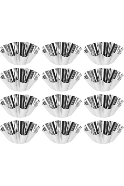 The Bros 24pcs Tart Dish Tart Baking Pan, Puto Molder Filipino Circle Stencil...