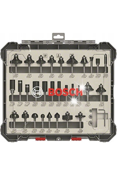 Boschen BOSCH SET FREZE 30 BUCĂȚI CAMPĂLĂ DE 6 MM