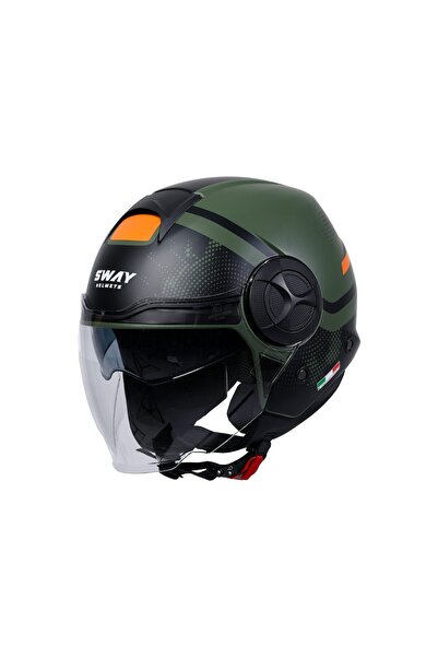 Sway SW 737 GEMINI Army Green Yarım Kask