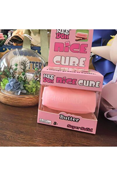 Needoh Nice Cube Butter Edition Super Solid Squish Stress Relief Fidget Toy(P...