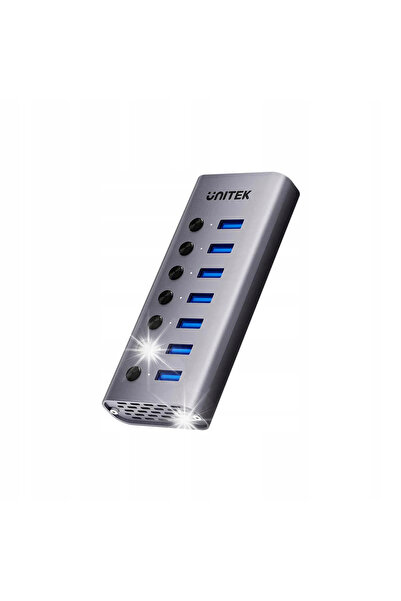 Unitek Hub USB H1314A01-EU cu 7 porturi