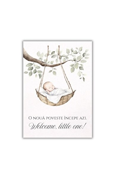 OEM Felicitare 13x18 cm cu plic, Botez