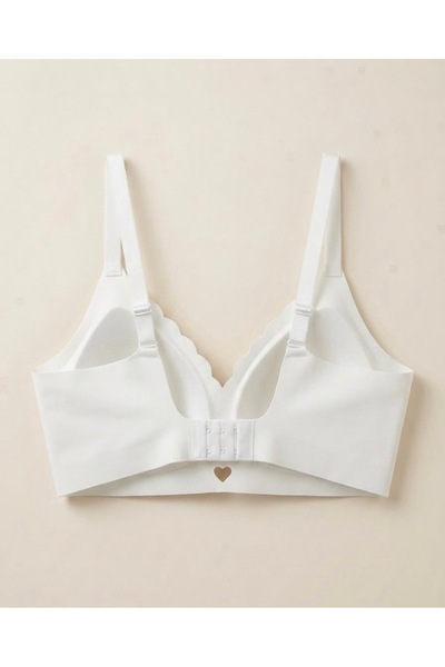 daniella Laser Cut Heart Detailed Ghost Bra