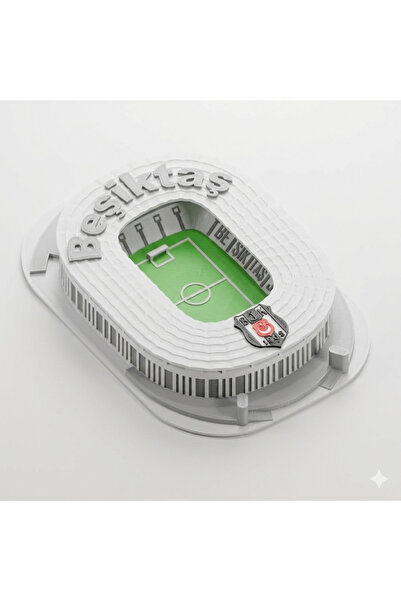 Xeir Decoration Beşiktaş Tüpraş Stadyumu 3D Maket 23x16 Cm
