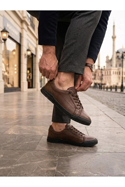 Pepita M682 Pantofi confortabili pentru bărbați, din piele naturală, cu șiret...
