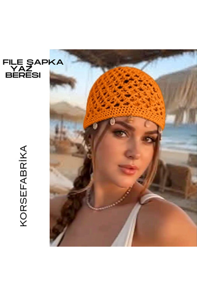 korsefabrika trend mood store Women's Bohemian Style Summer Perforated Beret ...