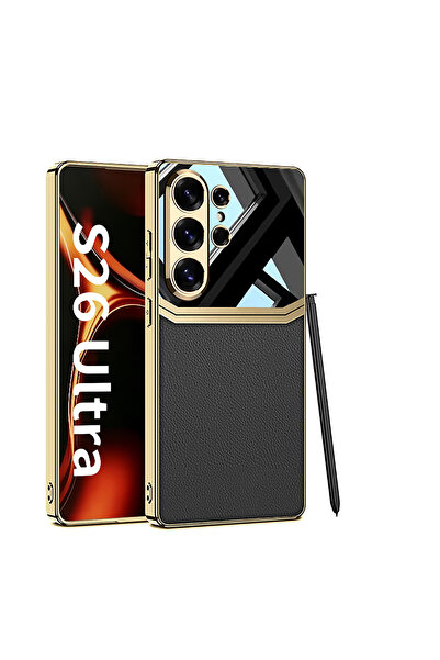 GKK Luxury Leather Case for Samsung Galaxy S26 Ultra (2026) ,Electroplated Ul...