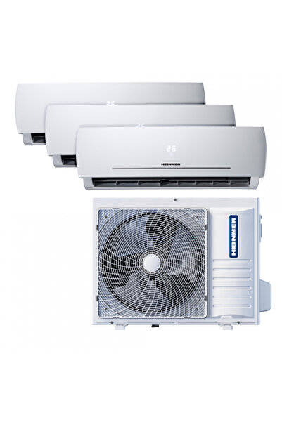 Heinner Aparat de aer condiționat Multi Split 24000 BTU (2x9000+1x12000) A++ Alb