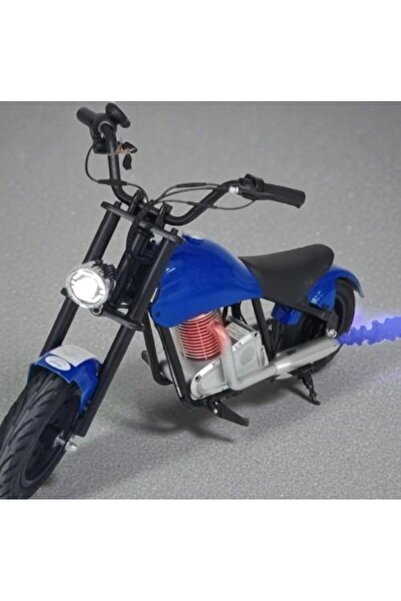Toybox 36V Electric Ride-On Motorcycle for Kids - Blue Powered Bike Toy