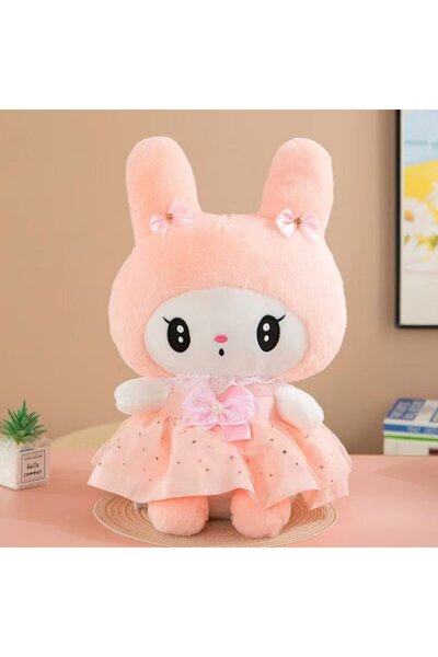 Toybox Sanrio My Melody Fluffy Plush Toy for Kids, Pink, 30 cm