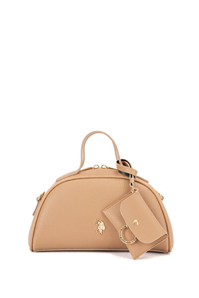 U.S. Polo Assn. K.Beige Women's Messenger Bag Us26155