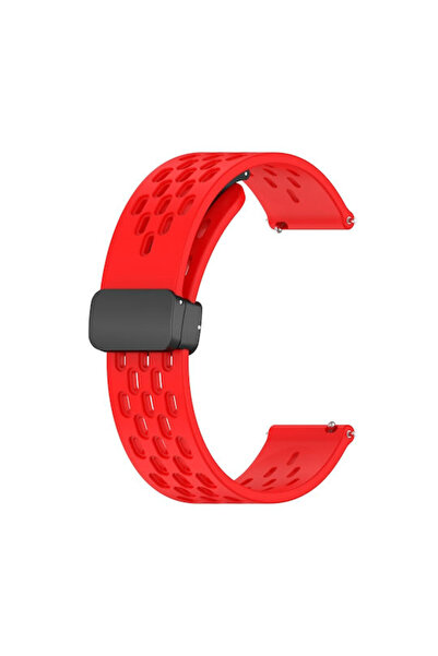 OEM Λουράκι με τρύπες σιλικόνης κόκκινο (Amazfit GTR 4 46mm)