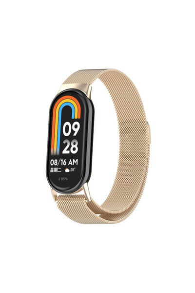 OEM Μεταλλικό Λουράκι Χρυσό (Smart Band 8 / Smart Band 9)