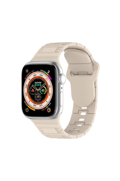 OEM Λουράκι Σιλικόνης Λευκό 41mm για Apple Watch Σειρά 8&7 (38/40/41/42mm)
