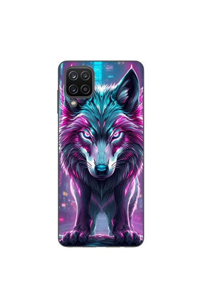 OEM Husa compatibila cu Samsung Galaxy A12 Silicon Gel Tpu Model Cyberpunk Wolf