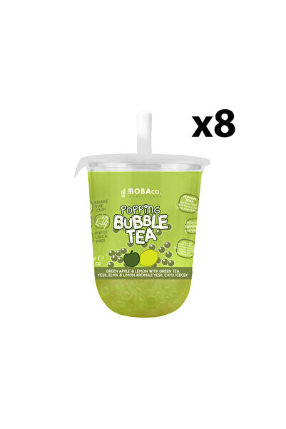 The Bobaco Bubblicious Popping Bubble Tea Popping Bubble Tea Yeşil Elma & Lim...