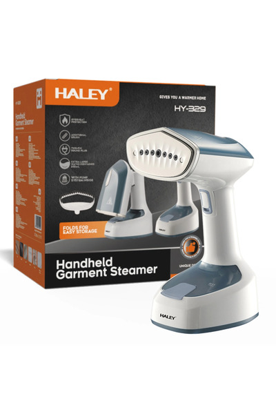 HALEY Aparat de Călcat Vertical cu Aburi HY-329, 1600W, Rezervor 200 ml, Talp...