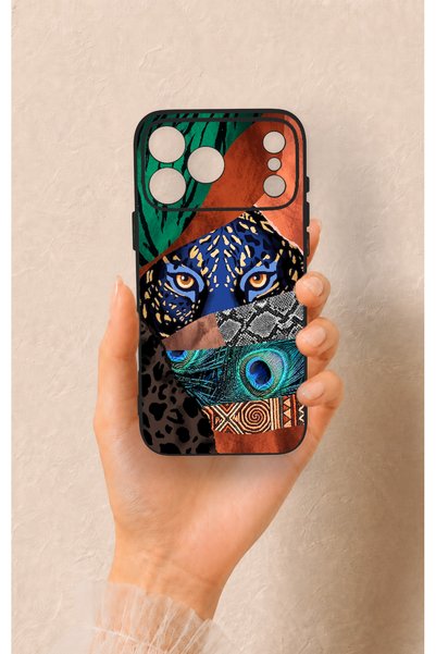 Vip Case iPhone 17 Pro Max Compatible Amazon Tiger Pattern Silicone Case