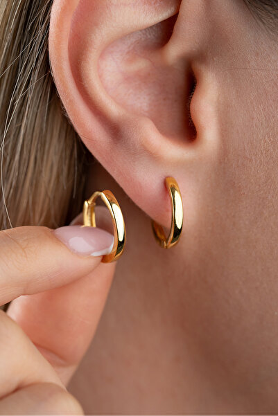 Silvano Jewelry 925 Ayar Gümüş 16 mm Taşsız Halka Küpe