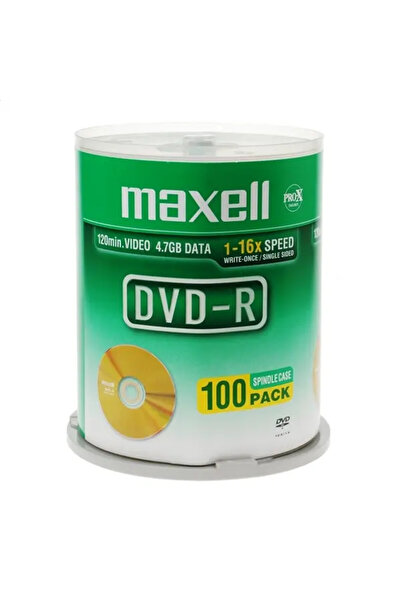 Maxell DVD-R 4.7 GB 16x 100 bucăți (275611.30.TW)