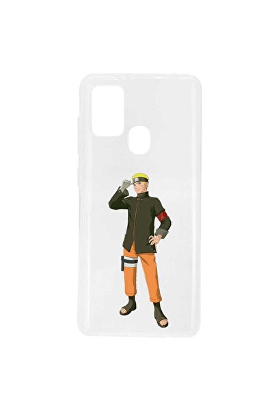 OEM Husa compatibila cu Samsung Galaxy A21s Silicon Transparenta Model Naruto
