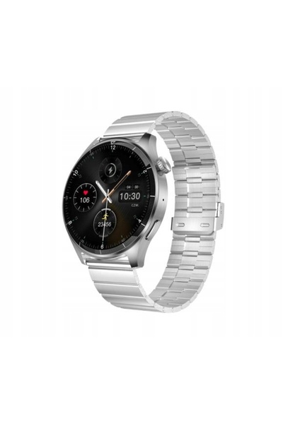 Foreverzı Smartwatch Forever Grand SW-710 46mm IP67 Argintiu + curea suplimen...