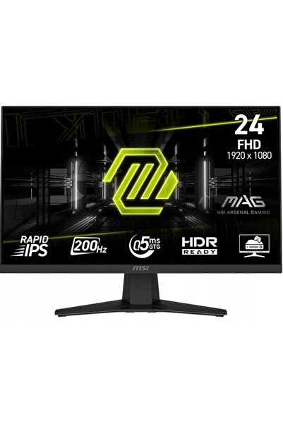 MSİLETİSİM Monitor gaming MSI MAG 244F 23,8'' FHD Rapid IPS 200Hz 0,5ms GTG