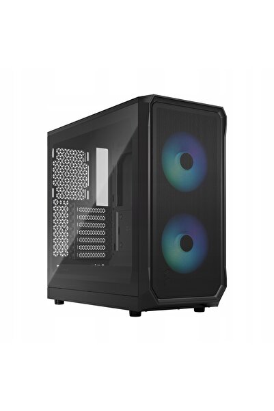 Kraft&dele Carcasă PC Fractal Design Focus 2 RGB Clear Tint Midi Tower ATX